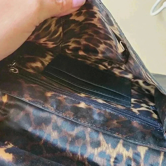 Grace Adele Genuine Leather Clutch Purse Black - Picture 11 of 16